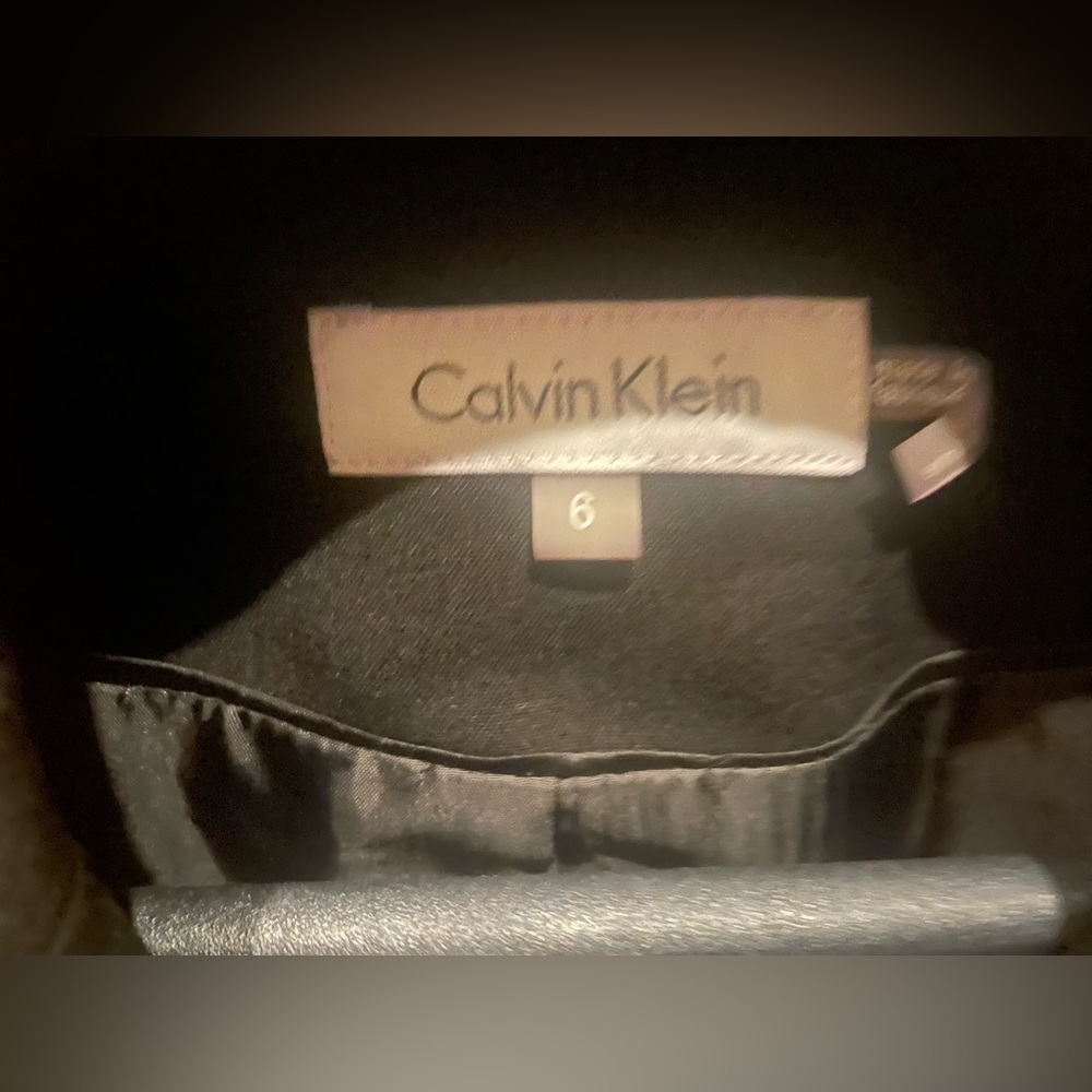 Calvin Klein, Black, One Button Blazer. - image 6